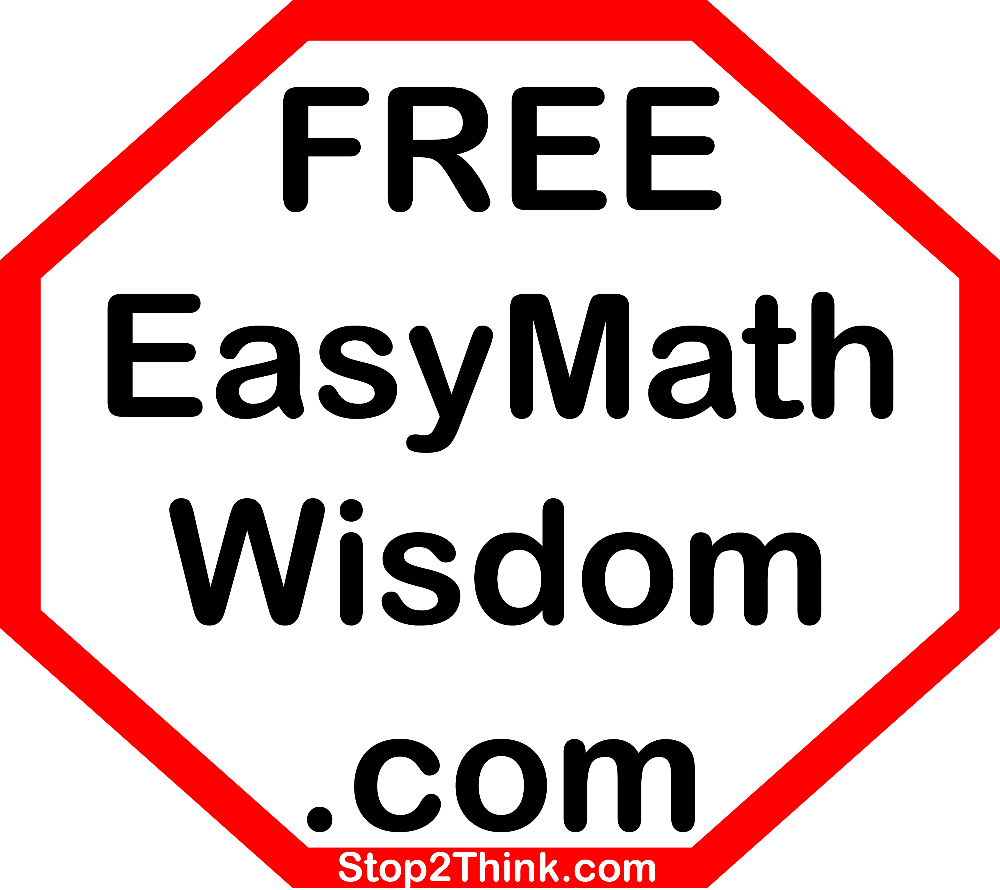 Free Easy Math Wisdom Builds Math and Social Self Confidence…